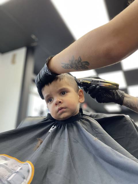 Clipper work on a young client