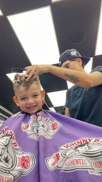 Big smile on a young client